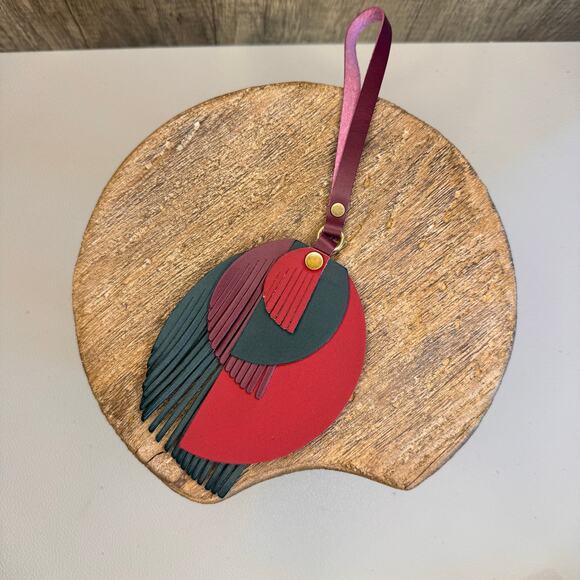 Portland Leather Picasso Tassel Bag Charm ENCHANTED Picasso Tassel Boho - Picture 4 of 6